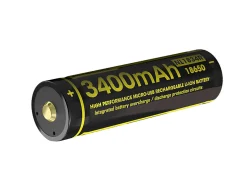 Akku 18650 3400 mAh USB>Nitecore Hot