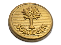 Böker Emblem 9mm gold 145 Jahre>Böker Manufaktur Solingen Best