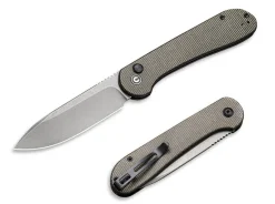 Button Lock Elementum Micarta Dark Green>CIVIVI New