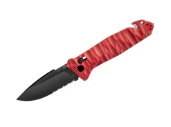 C.A.C. S200 G10 Textured Red Serrated>TB Outdoor New