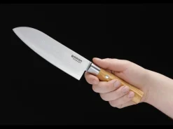 Damast Olive Santoku><noscript><img width=