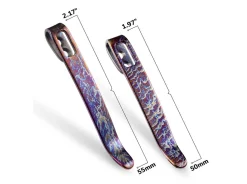 Four Flamed Titanium Clips T002C><noscript><img width=