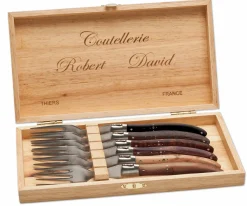 Holzvariation Steakgabel Set>Robert David New