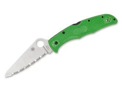 Pacific Salt 2 Green Serrated>Spyderco New
