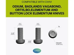 Plain Titanium Clip T001A><noscript><img width=