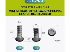 Plain Titanium Clip T001C><noscript><img width=