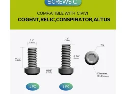 Plain Titanium Clip T001C><noscript><img width=