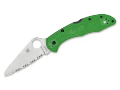 Salt 2 Serrated LC200N Green>Spyderco Online